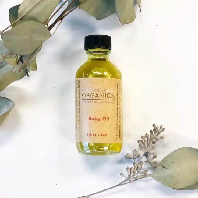 Radiant Baby Glow Oil in a Sleek Clear Bottle for Soft Skin - Estalios
