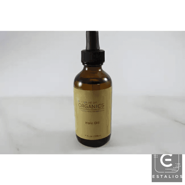Organic Hair Oil in Amber Glass Bottle for Repair - Estalios
