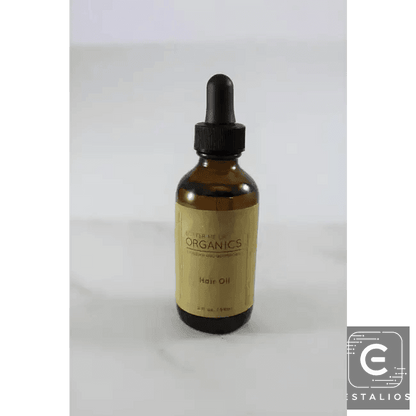 Organic Hair Oil in Amber Glass Bottle for Repair - Estalios