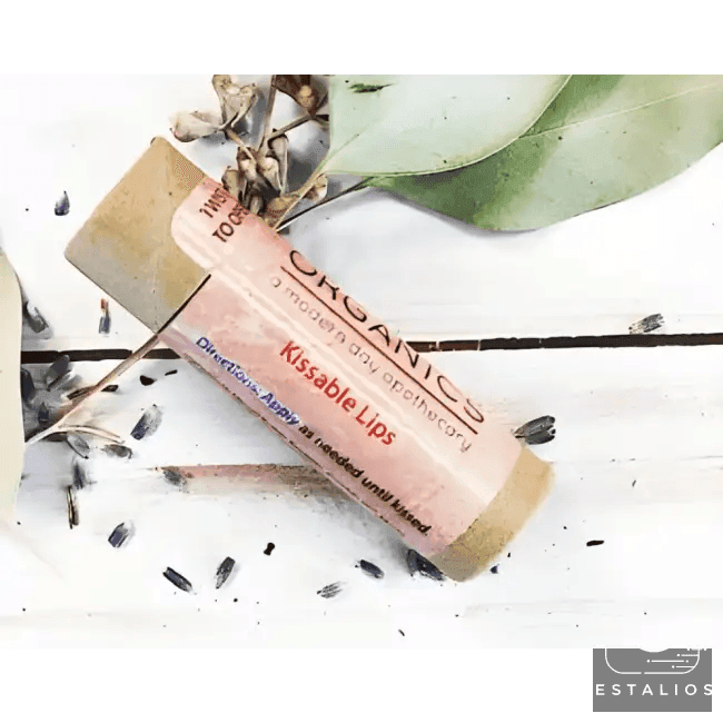 Organic Kissable Lips Chapstick in Eco-Friendly Tube for Softness - Estalios