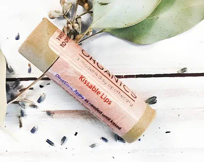 Organic Kissable Lips Chapstick in Eco-Friendly Tube for Softness - Estalios