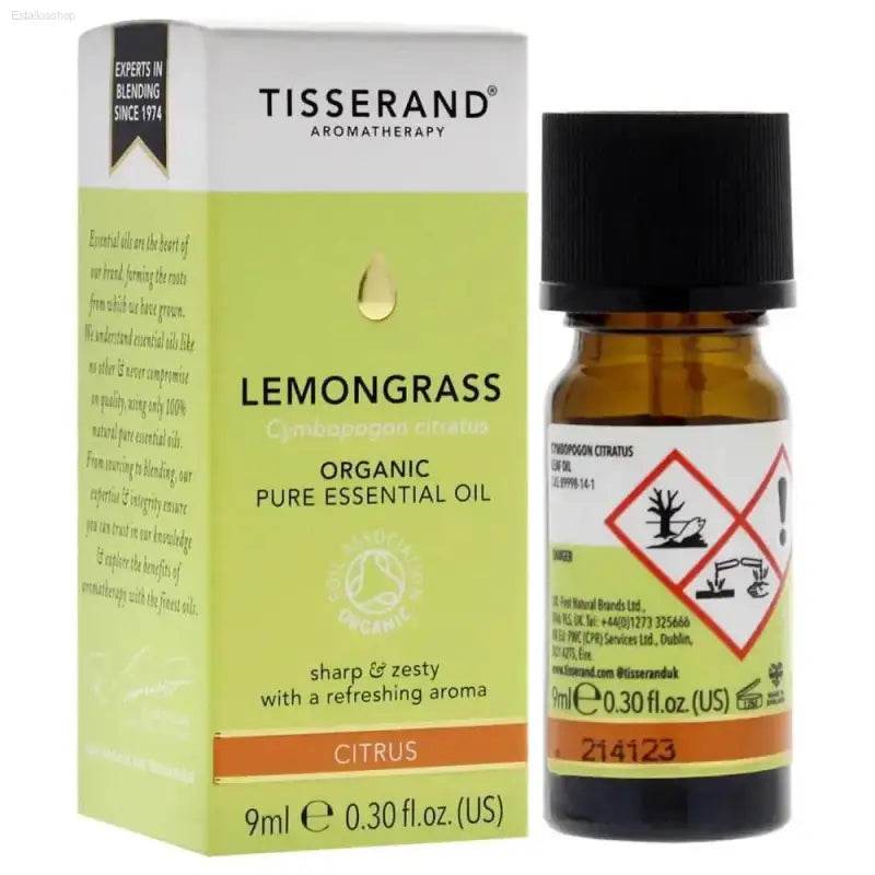 Organic Lemongrass Essential Oil - A Burst of Pure Vitality - Estalios