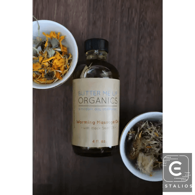 Organic Warming Massage Oil for Muscle Ache Relief - Estalios