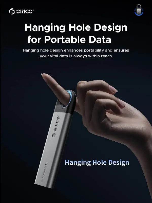 ORICO C10 1TB External SSD Up to 1050MB/S Portable Drive - Estalios