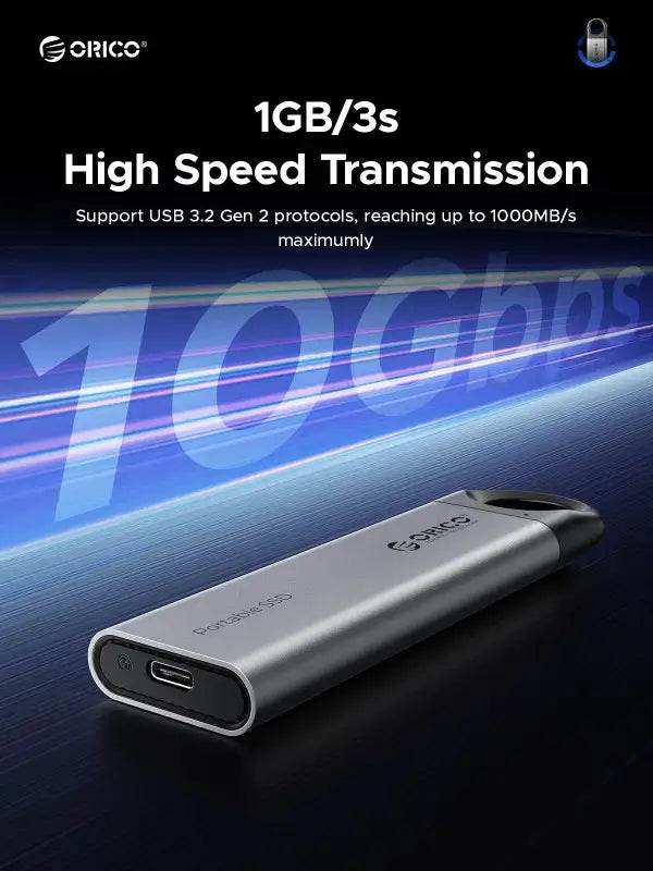ORICO C10 1TB External SSD Up to 1050MB/S Portable Drive - Estalios