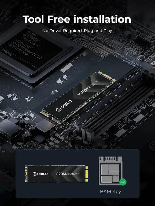 ORICO Y20M M.2 SATA SSD 1TB 2TB 4TB for Fast Storage Upgrade - Estalios