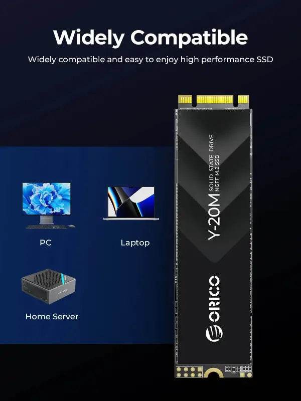 ORICO Y20M M.2 SATA SSD 1TB 2TB 4TB for Fast Storage Upgrade - Estalios