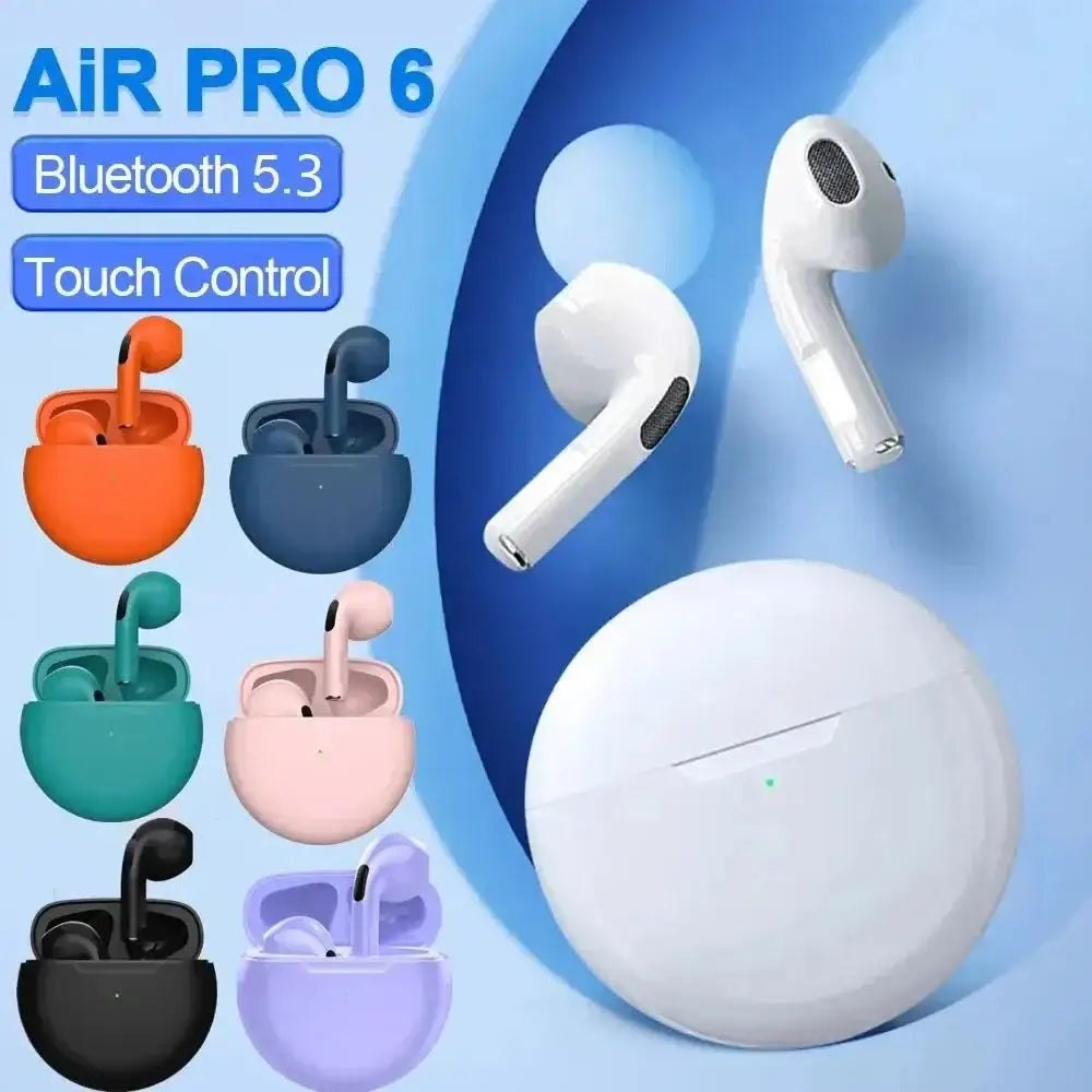 Air Pro 6 wireless earbuds with charging case from Original Air Pro for superior sound