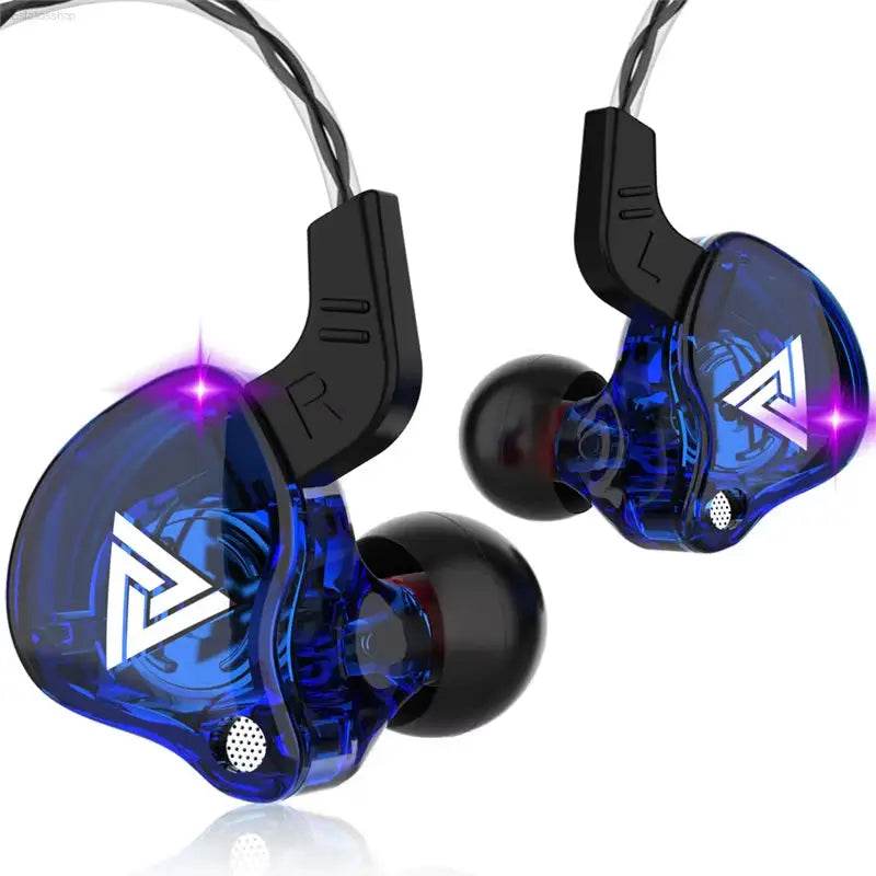 Original QKZ AK6 Copper Driver Hifi Wired Earphone 3.5MM Race Sport Headphone Bass Stereo Headset Music Earbuds in Ear with Mic - Estalios