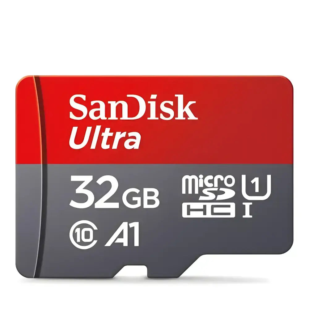 Red and gray 32GB SanDisk Ultra Micro SD Card for Original SanDisk Memory Card 256GB