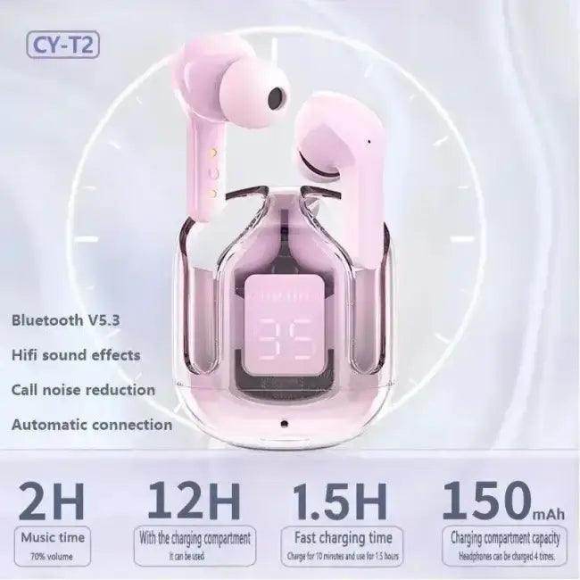 Original T2 Wireless Bluetooth Earbuds with Charging Case - Estalios
