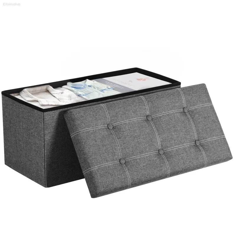 Ottoman Storage Bench, 21 Gal. Folding Chest for Living Room - Estalios