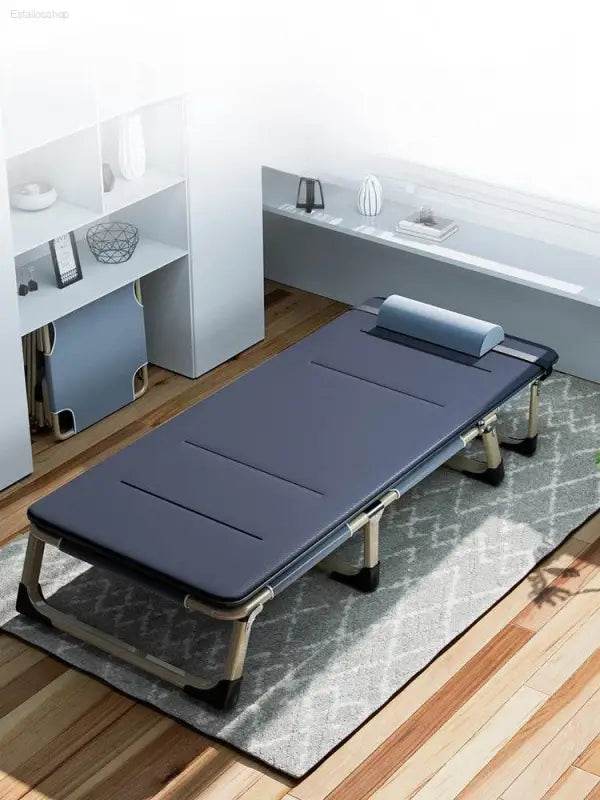 Outdoor Folding Bed Single Bed For Home Simple Noon Break Bed Office Adult Nap Camp Bed Multifunctional Recliner - Estalios