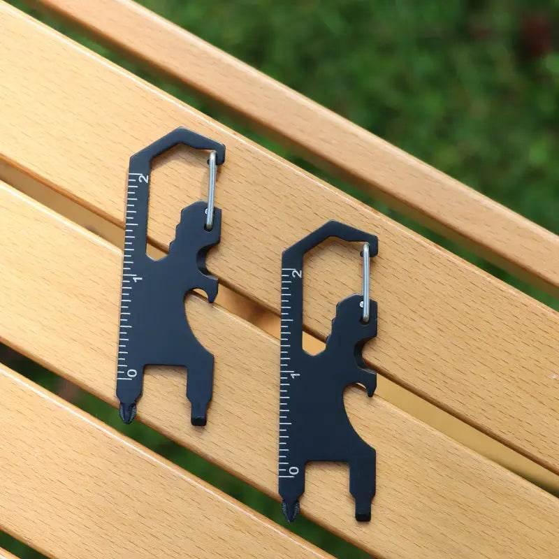Outdoor Multi-Function EDC Tool Card Keychain for Versatility - Estalios