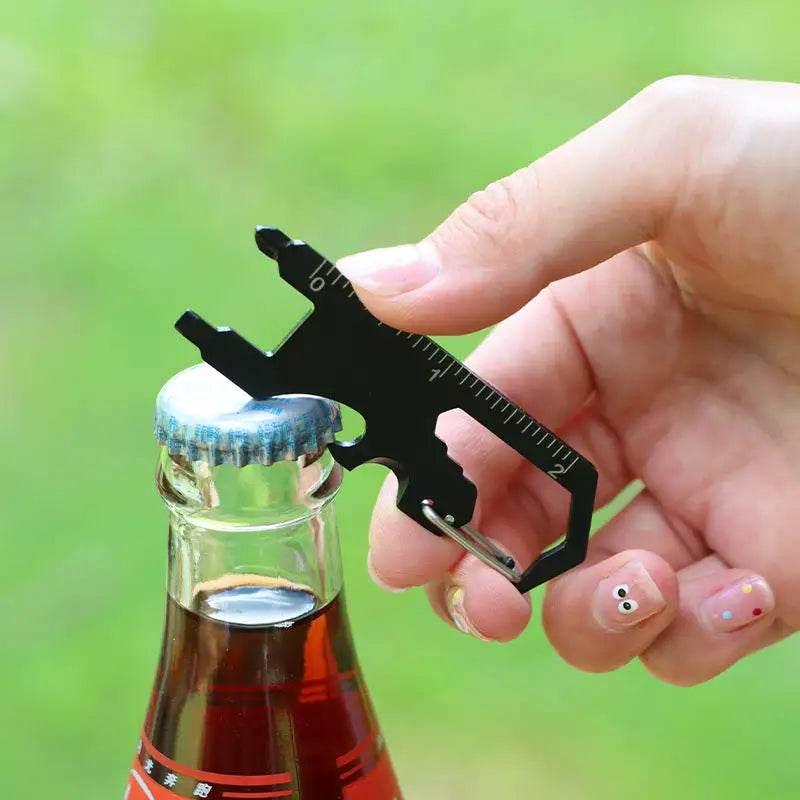 Outdoor Multi-Function EDC Tool Card Keychain for Versatility - Estalios