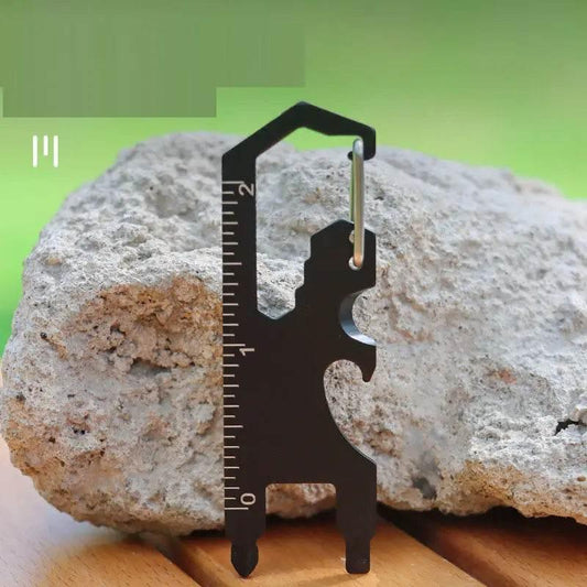 Outdoor Multi-Function EDC Tool Card Keychain for Versatility - Estalios