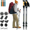 Outsura Carbon Fiber Trekking Poles – Professional Grade Ultralight Adjustable Hiking Poles with Quick-Lock System – Lightweight Walking Sticks for Hiking and Backpacking Pack of 2