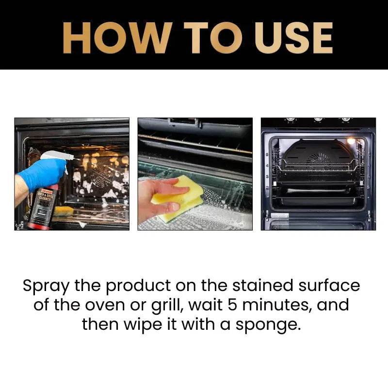 Oven & Grill Cleaner For Decontamination And Odor Removal - Estalios