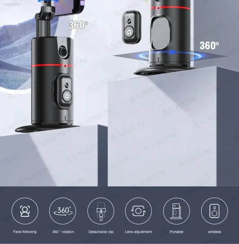 P02 360 Rotation Gimbal Stabilizer for Tiktok Live Selfies - Estalios