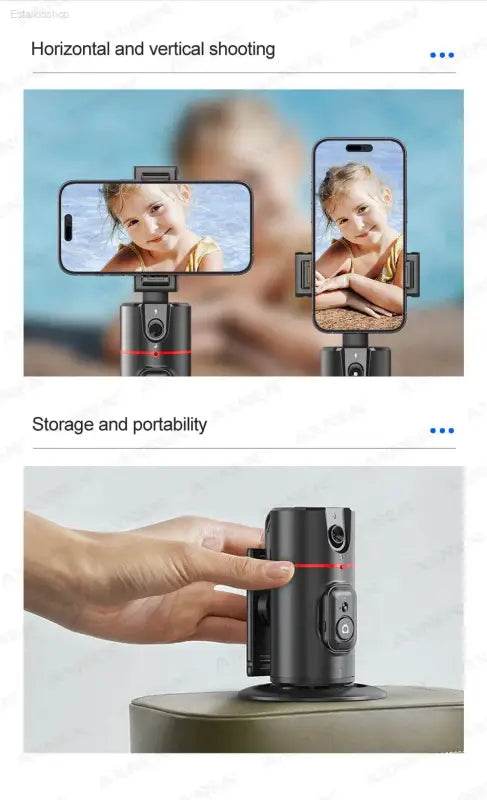 P02 360 Rotation Gimbal Stabilizer for Tiktok Live Selfies - Estalios
