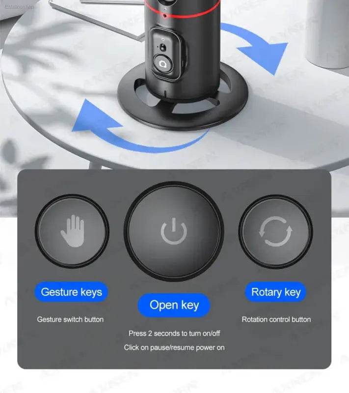 P02 360 Rotation Gimbal Stabilizer for Tiktok Live Selfies - Estalios