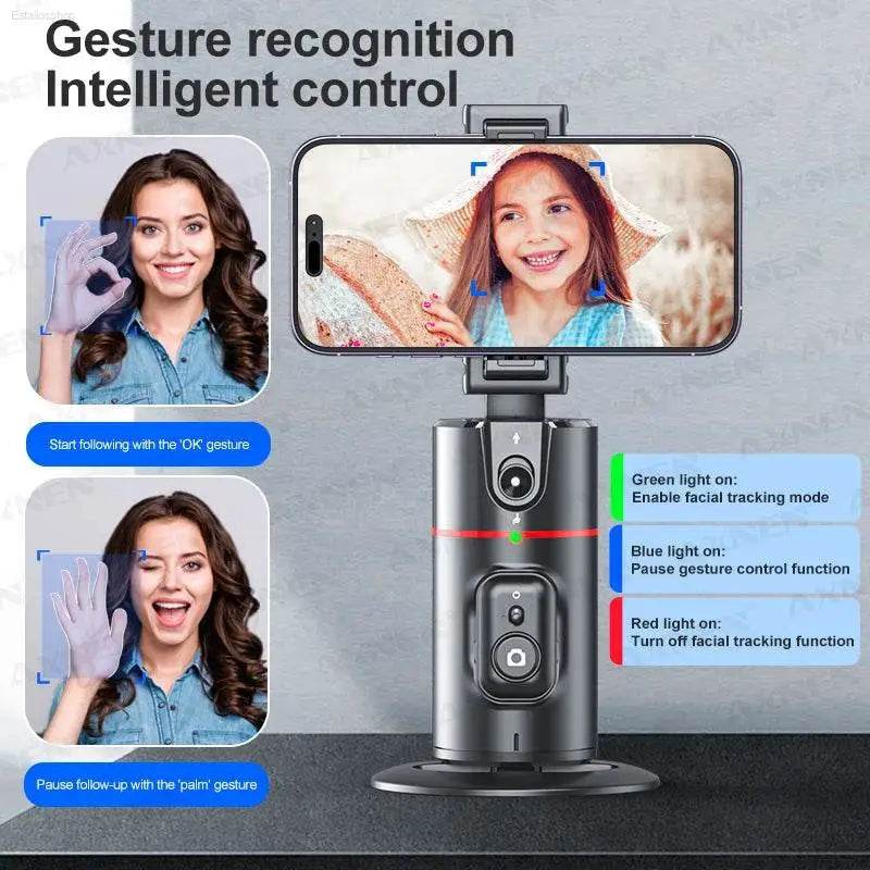 P02 360 Rotation Gimbal Stabilizer for Tiktok Live Selfies - Estalios