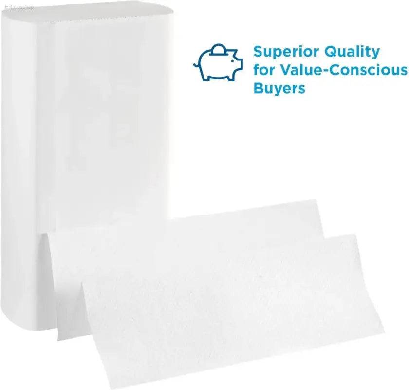 White paper towels.