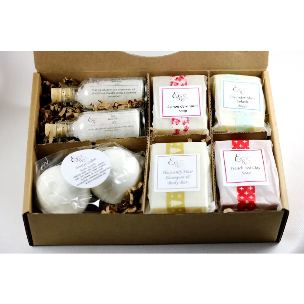 Pampering Bath Gift Set Ready To Gift with a delightful assortment of bath products