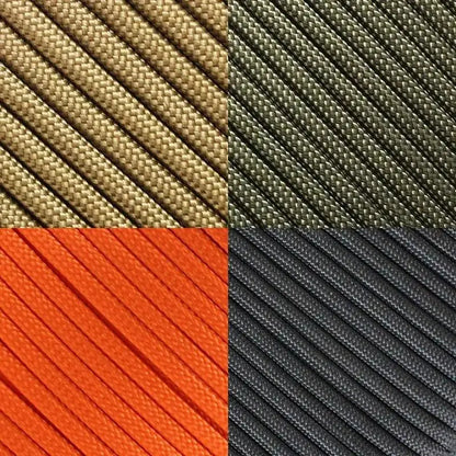 Four-color paracord cord samples perfect for outdoor camping in the view cart