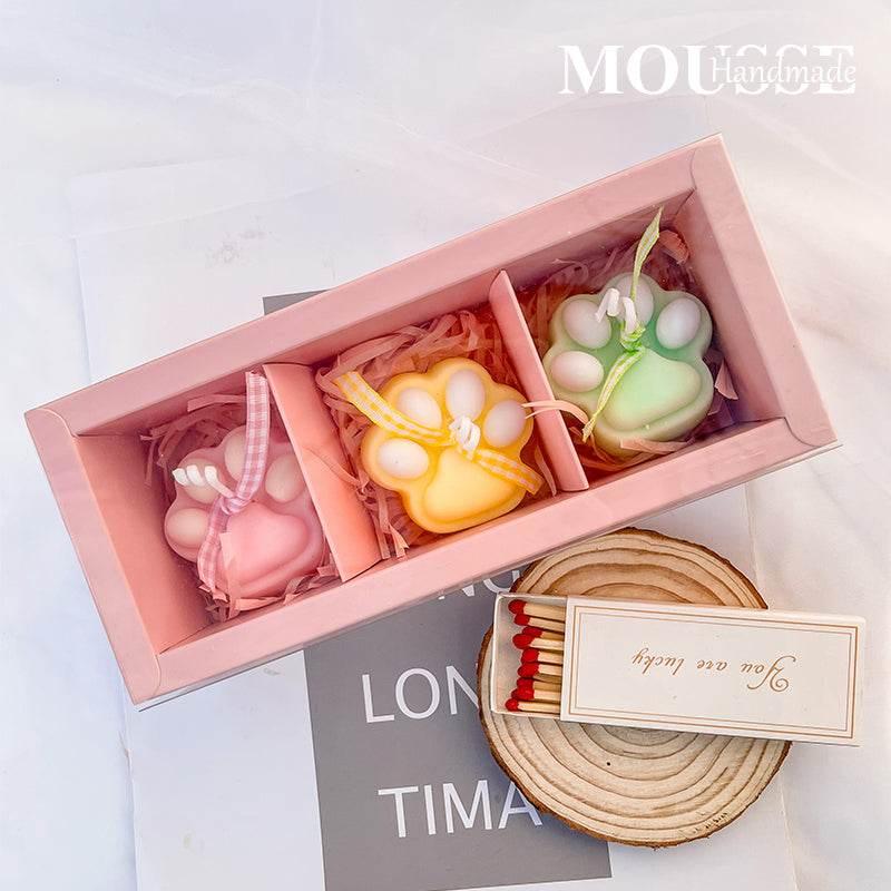 Pastel Teddy Magic: Soaps and Candles Gift Set - Estalios