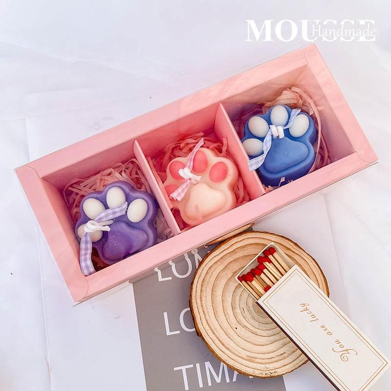 Pastel Teddy Magic: Soaps and Candles Gift Set - Estalios