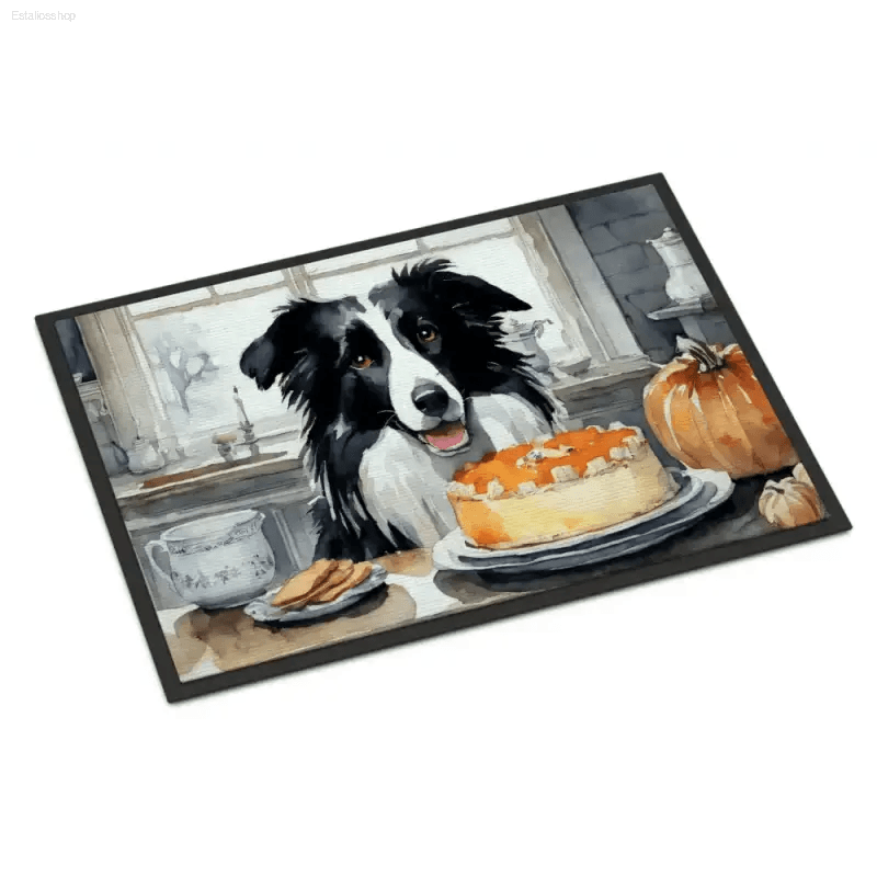 Paw-some Border Collie Doormat: Welcome Home Happiness! **product Description** Spruce Up your Home with our Adorable Dog-themed Mats! - Estalios