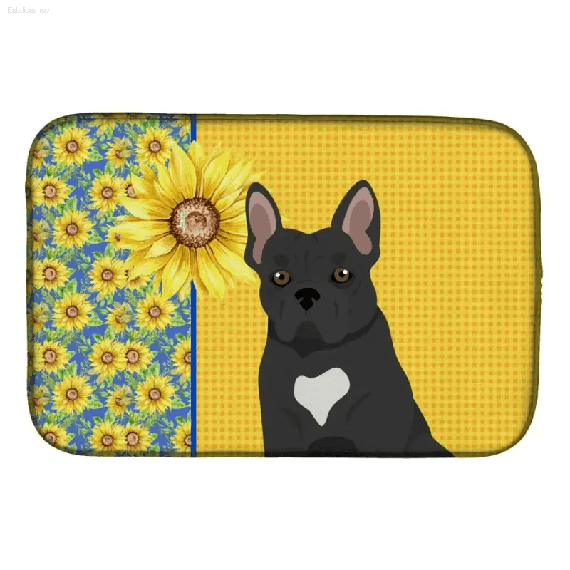 Paw-some Dish Drying Mat: Unleash the Dog-gone Drying Power! - Estalios