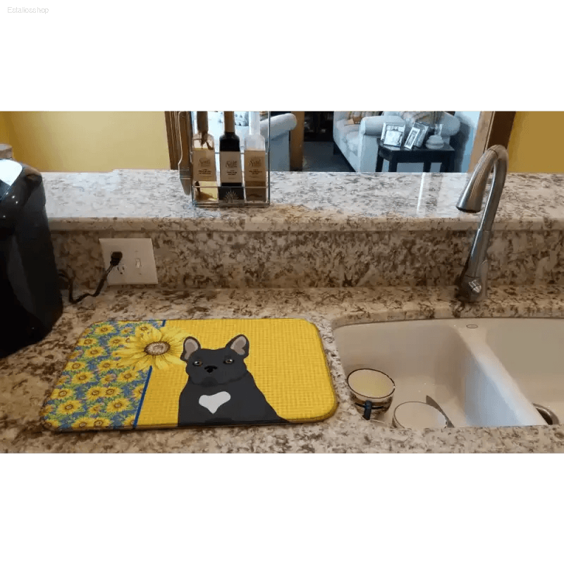 Paw-some Dish Drying Mat: Unleash the Dog-gone Drying Power! - Estalios