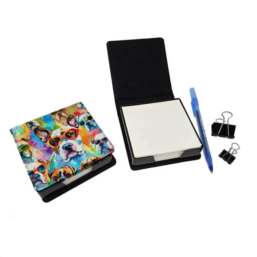 Unleash your Ideas: Pawsitively Cool Dog Notepad Holder Set! Get Ready to Organize your Thoughts with our Dog-themed Notepad Holder Set! - Estalios