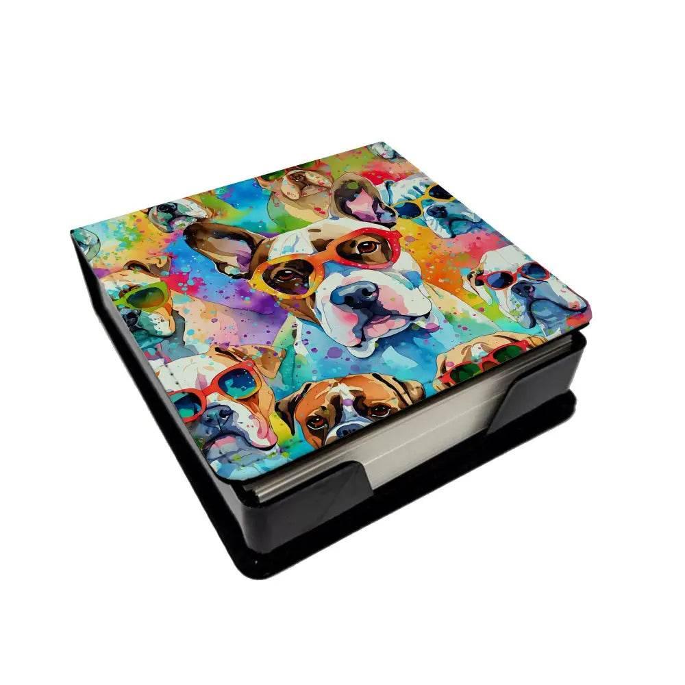 Unleash your Ideas: Pawsitively Cool Dog Notepad Holder Set! Get Ready to Organize your Thoughts with our Dog-themed Notepad Holder Set! - Estalios