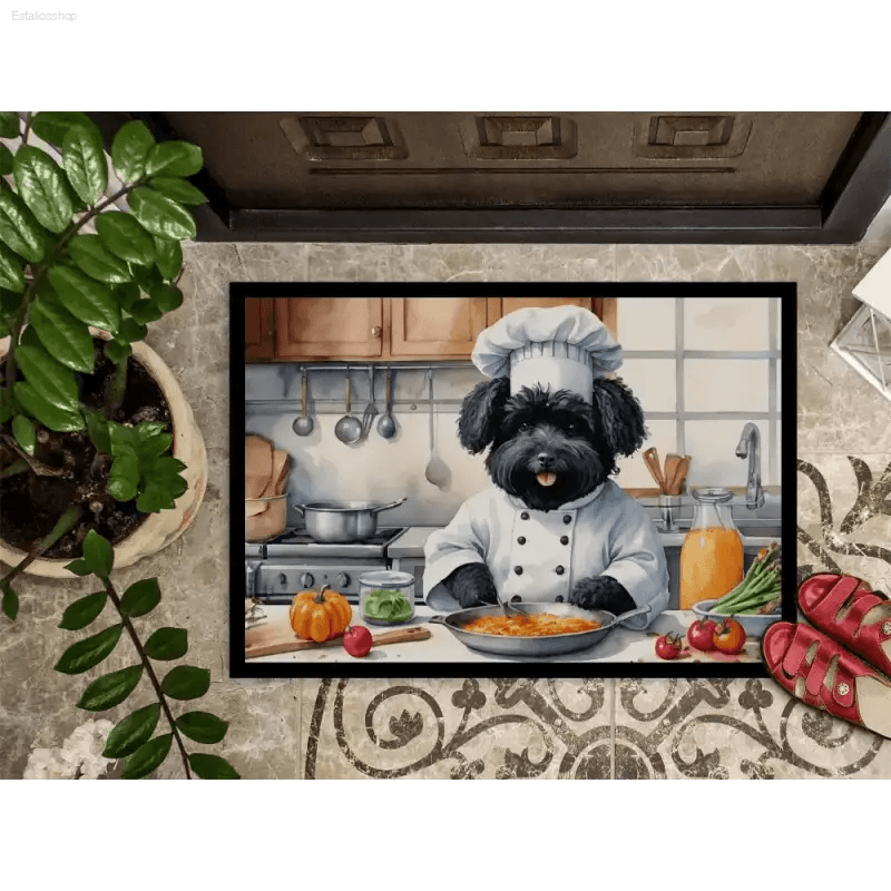 Pawsome Chef Dog: Kitchen Doormat Delight! Dog Chef Kitchen Mat: the Ultimate Addition to your Home, Blending Canine Charm with Practical Kitchen Decor - Estalios