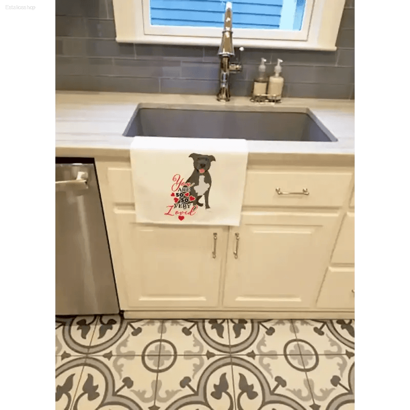 Pawsome Kitchen Upgrade: Cute Dog Towel & Steel Oven! Okay, Here's a Product Description for That, Keeping it Fun and Informal: - Estalios