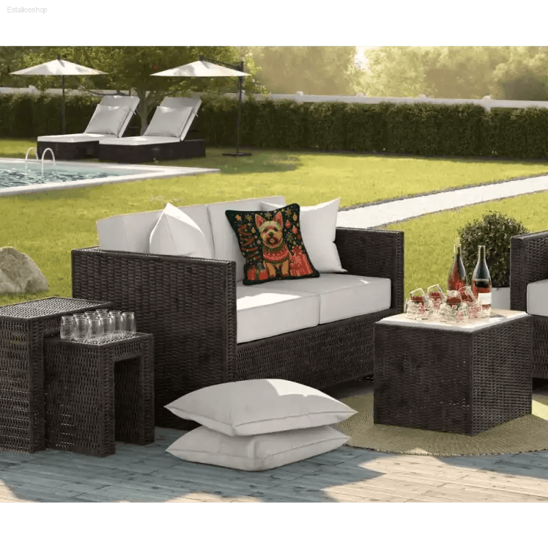 Pawsome Patio Vibes: Festive Dog Decor Set! Here's the Product Description: Get Ready to Deck your Patio with the Ultimate Festive Cheer! - Estalios