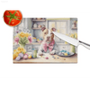Pawsome Pit Bull Watercolor Cutting Board: Chop in Style! Here's a Product Description for the Title: Unleash your Inner Chef - Estalios