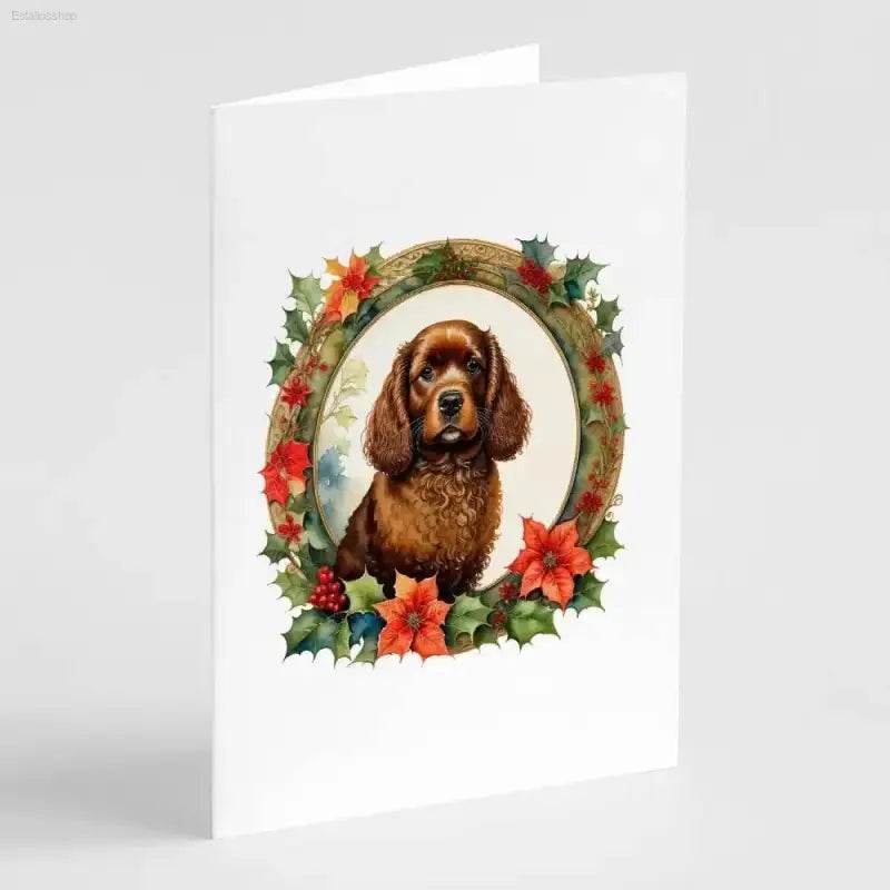 Pawsome Watercolor Holiday Dog Cards: Get Yours Now! Spread Holiday Cheer with our Adorable Packaged Dog-themed Greeting Cards! these Watercolor Christmas Cards - Estalios