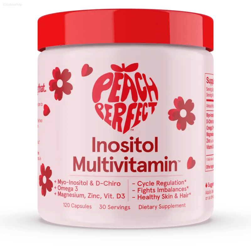 Peach Perfect Inositol Multivitamin supplement.