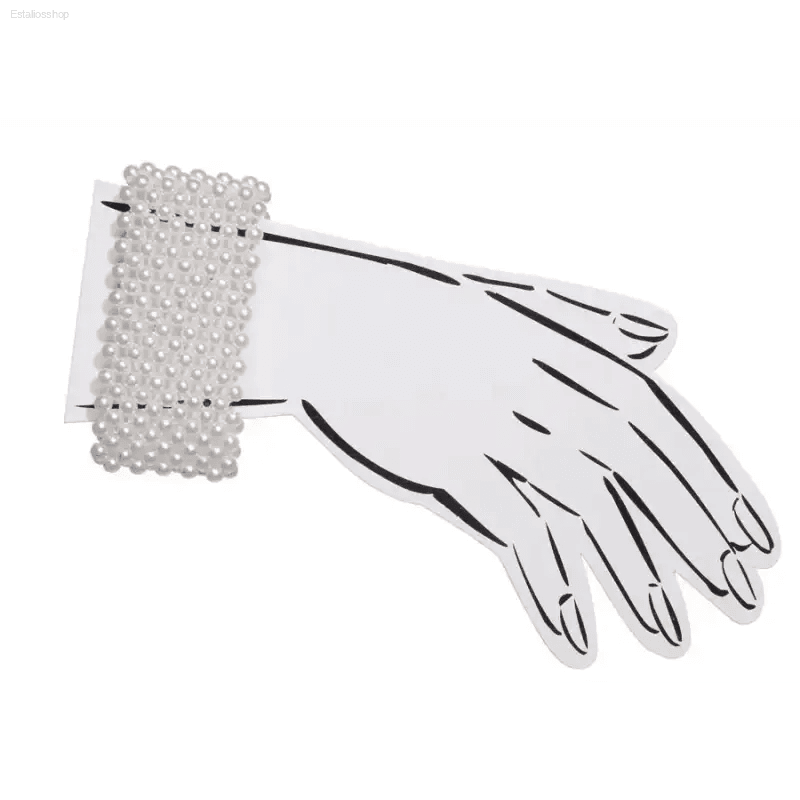 Pearl Bracelet Showcase: Dazzling Display! Okay, Here's a Product Description Following your Instructions: Elevate your Jewelry Presentation with our Elegant Hand - Estalios