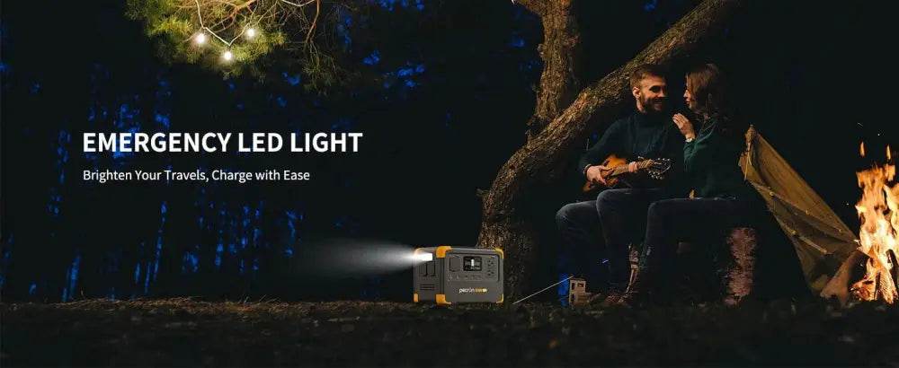 Pecron E500LFP Solar Generator 576Wh with 100W Panel - Estalios