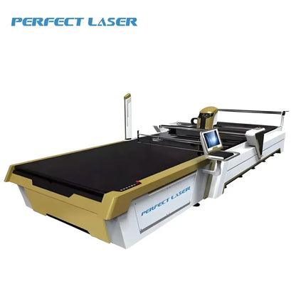 Perfect Laser Automatic Fabric CNC Cutter showcasing a high-tech laser cutting machine