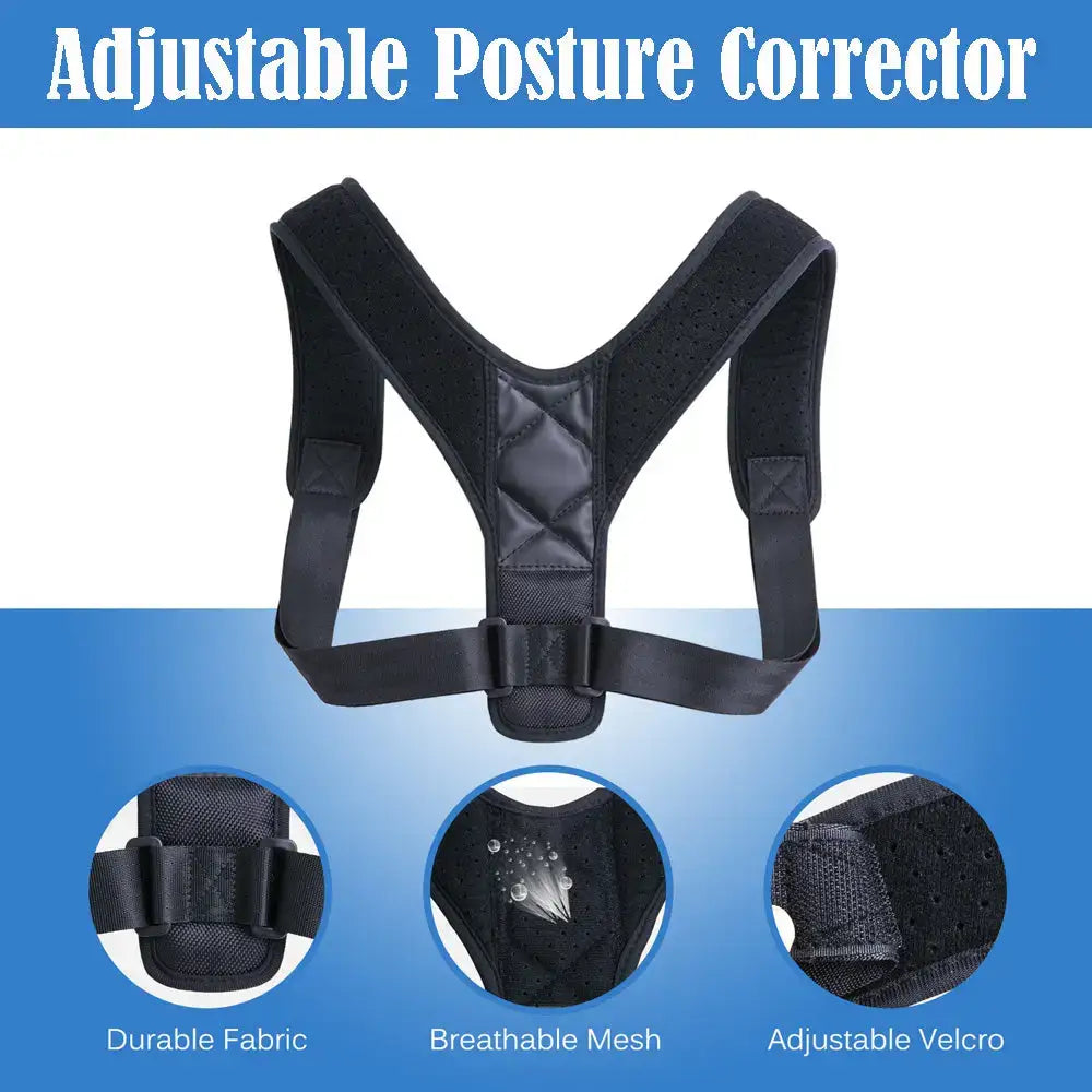 Demonstration of the Perfect Posture Strap Corrector with adjustable strap posture support