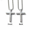Personalized Men's Stainless Steel Cross Necklace - Estalios
