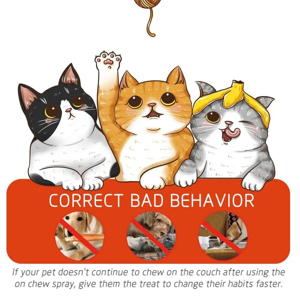 Pet Anti-Chew Spray for Behavior Modification in Pets - Estalios