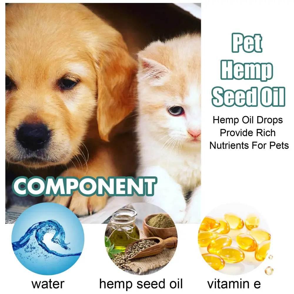 Pet Care Oil for Cats and Dogs - Moisturizing Massage Repair - Estalios