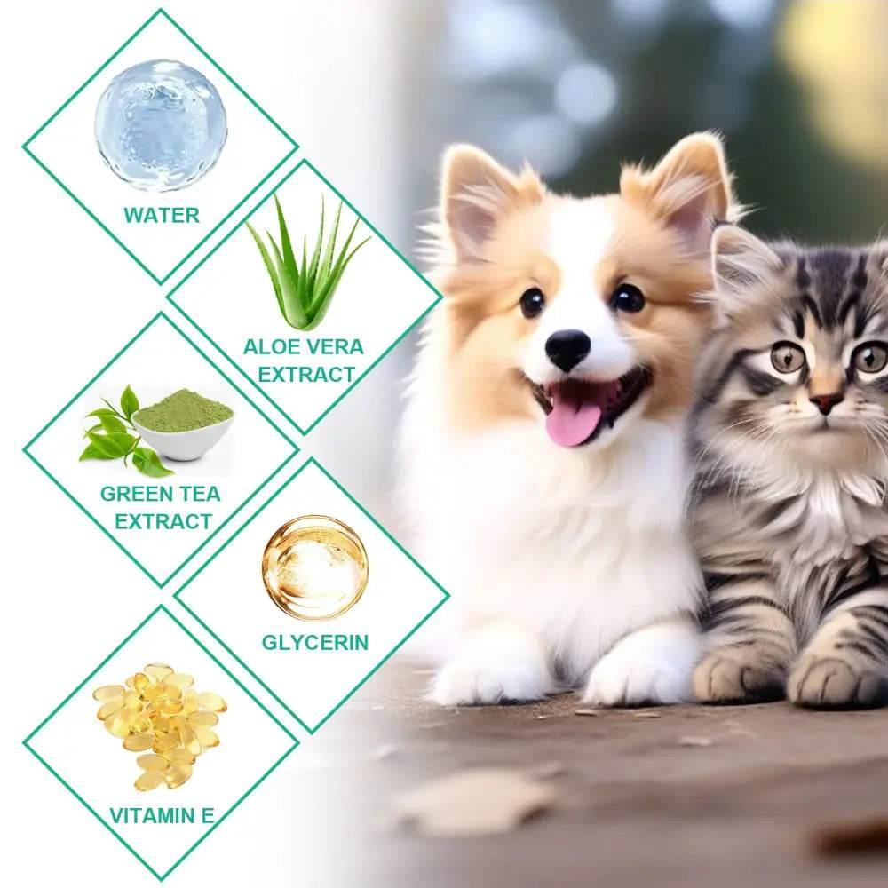 Pet Ear Cleaner Finger Wipes for Easy Odor Removal - Estalios